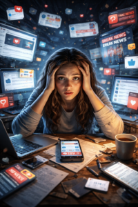 Mas essa revolução digital levantou uma pergunta crítica: seremos nós que vivemos plenamente nesse mundo altamente conectado ou apenas sobrevivemos à avalanche incessante de informações?